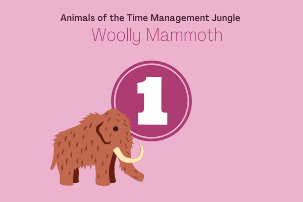 Animal of the negotiation jungle mammoth time management tips for work