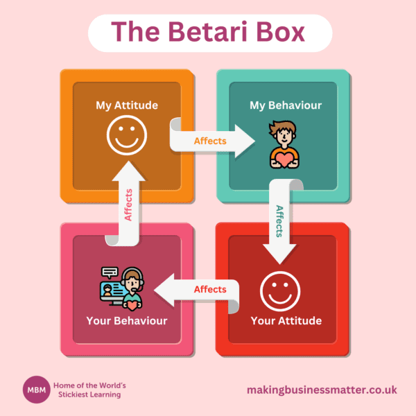 Betari Box, Betaris Box, or Betari's Box infographic with colourful icons
