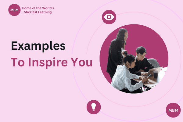Examples to inspire you blog post graphic