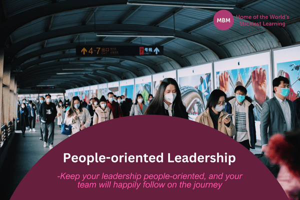 People-oriented leadership quote image