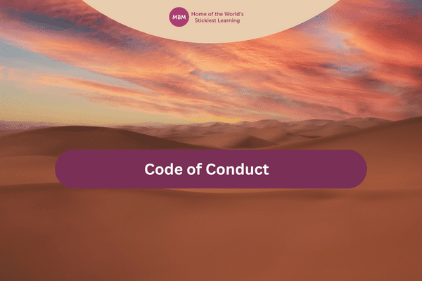 Code of conduct on scenery landscape for personal values