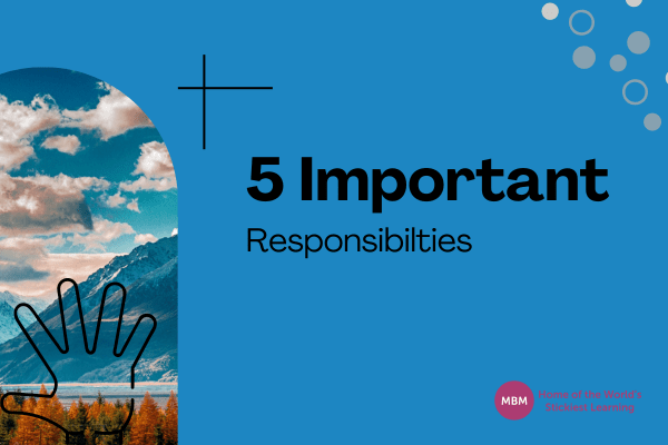 a team leader is responsible for 5 things blog post image