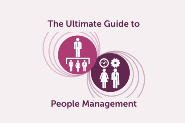 MBM banner for people management ultimate guide with people icons