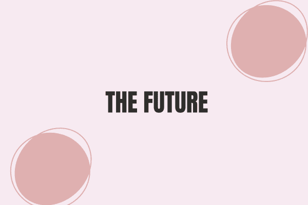 The future on pink background with circles blog post image