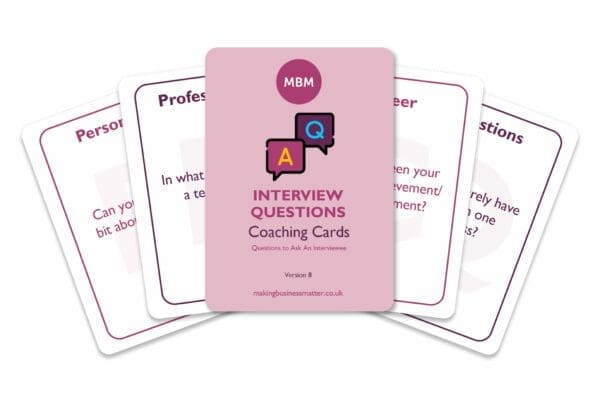 Interview Question learning Cards