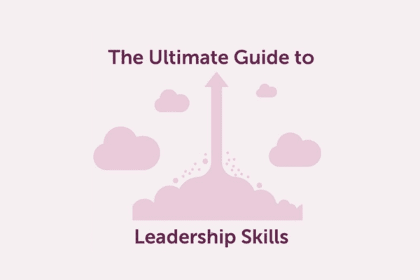MBM graphic for leadership skills ultimate guide with arrow rocket