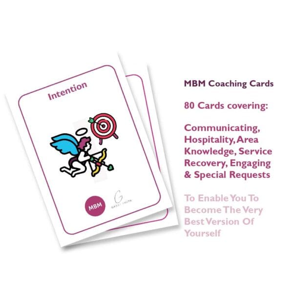 MBM Angels coaching card with cupid angel