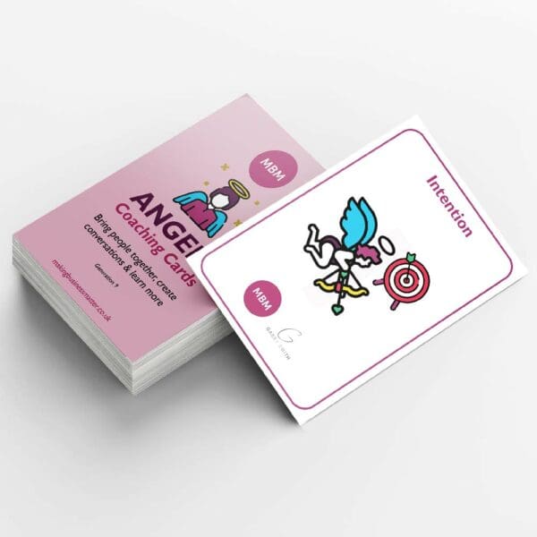 MBM Angels coaching card with cupid