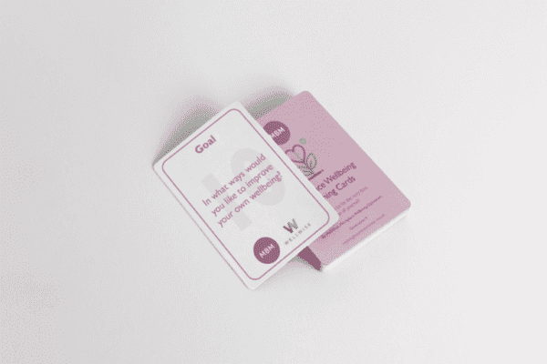 Workplace wellbeing coaching cards from MBM