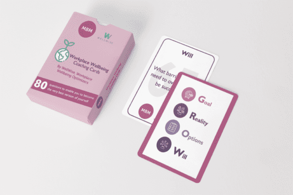Workplace wellbeing coaching cards pack