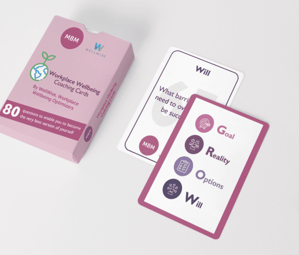 Workplace wellbeing coaching cards pack
