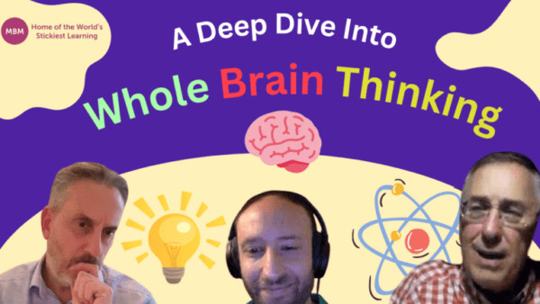Links to YouTube video about Whole Brain Thinking with expert Johan Olwagen